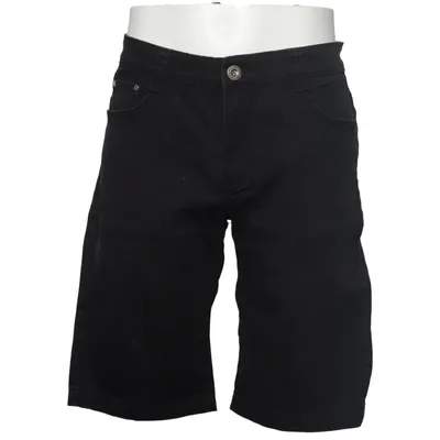 Jeansshorts (Svart) från Miaoni Bomull, Elastan