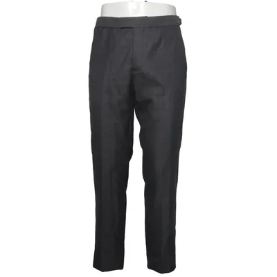 Kostuumbroek (Slim Fit) van H&M Man Polyester, Wol