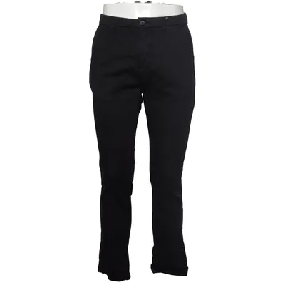 Chinos (Black) from WE Cotton, Elastane, Modal, Polyester