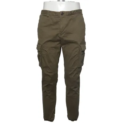 Cargobyxor (Grön) från Divided by H&M Bomull, Elastan