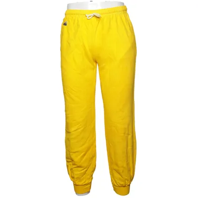 Joggingbroek (Geel) van Trigema Katoen, Viscose