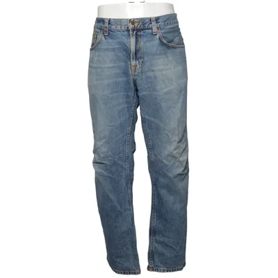 Spijkerbroek (Blauw) van Nudie Jeans Katoen