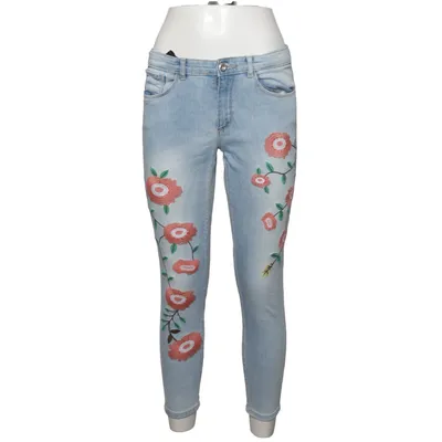 Jeans (Blå, Flerfärgad) från Zara Girls Collection Bomull, Elastan, Polyester
