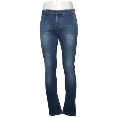 Jeans (Blå) från Leif Nelson Bomull, Elastan