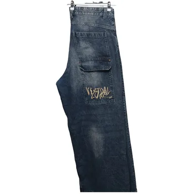 Jeans (Blå, Grå) från Bershka Bomull