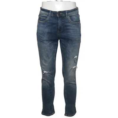 Jeans (Blå) fra Savvy Bomuld, Elastan