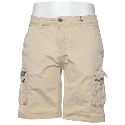 Cargo shorts (Beige) van Deeluxe Katoen, Elastaan