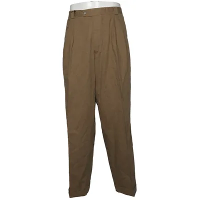 Chinos (Brown) from Giovani Cotton, Linen, Viscose