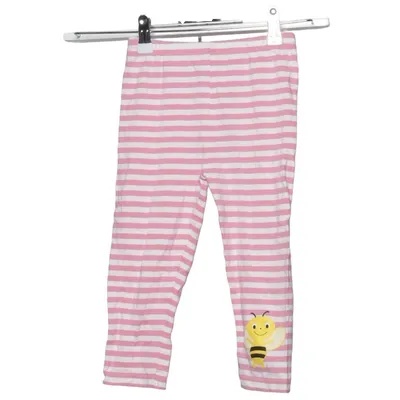 Leggings (Pink, White) from Topolino Elastane, Organic cotton
