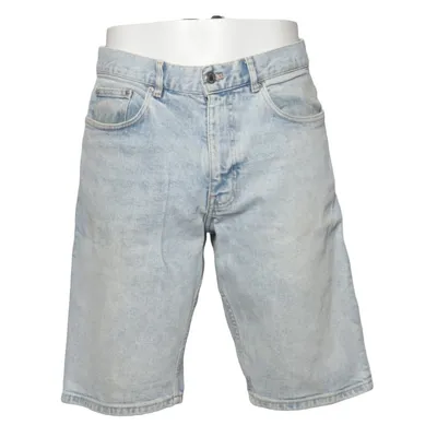 Denim shorts (Blauw) van H&M Katoen, Elastaan