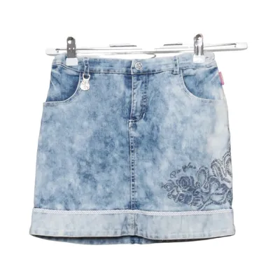 Jeanskjol (Blå) från Pampolina Bomull, Elastan, Polyester