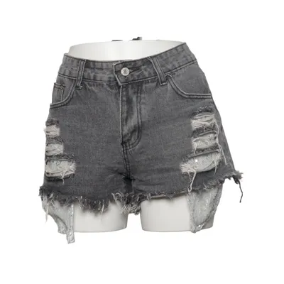 Jeansshorts (Grå, Sølv) fra Are You Am I