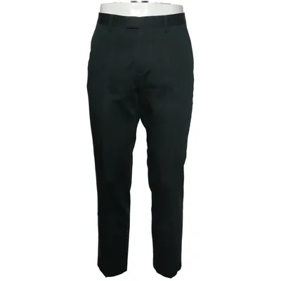 Pantalon de costume (Vert) de H&M Coton, Lin, Polyester, Viscose