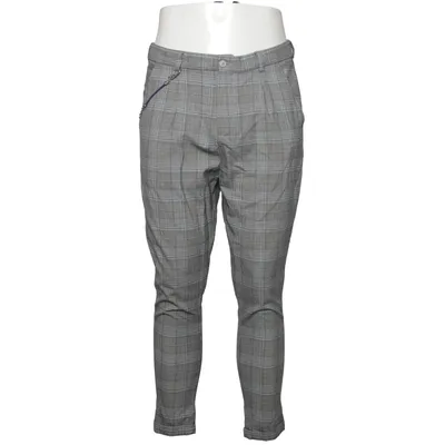 Kostuumbroek (Grijs, Blauw) van 2Y Premium Katoen, Elastaan, Polyester