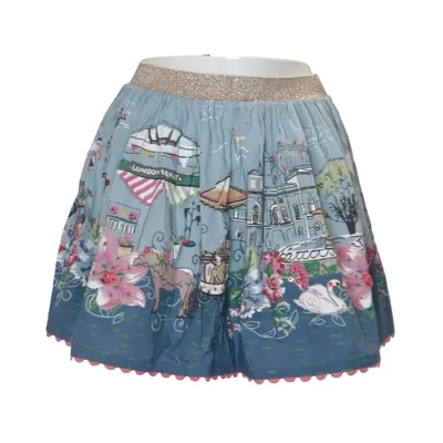 Skirt (Blue, Multicolored) from Monsoon Cotton