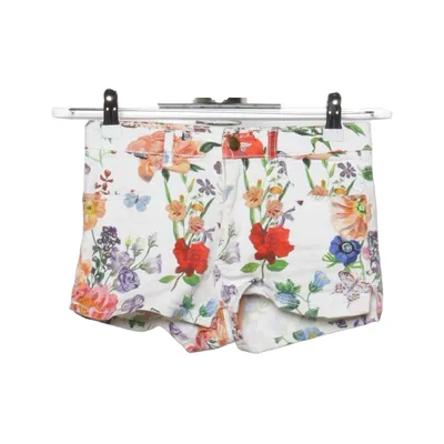 Denim shorts (Wit, Meerkleurig) van Nathalie Lété x H&M Katoen, Elastaan, Polyester