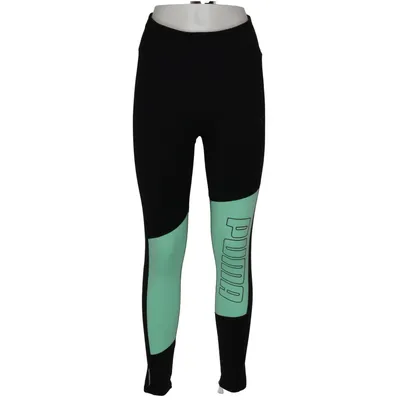 Sportleggings (Zwart, Groen) van Puma Elastaan, Polyamide, Polyester