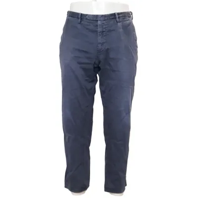 Chino (Bleu) de Santaniello Coton, Élasthane