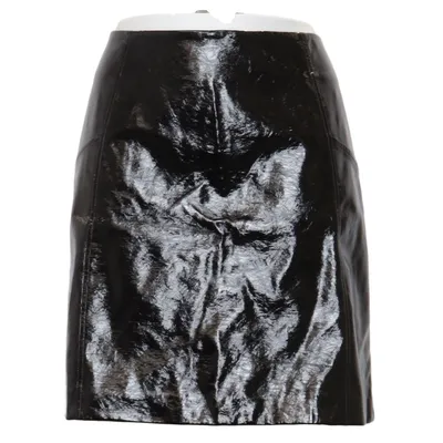 Laknederdel (Sort) fra New Look Polyester, Polyurethan