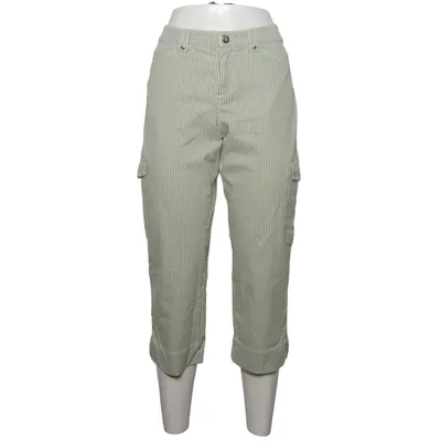 Three-quarter pants (Green, White) from Bogner Cotton, Elastane, Polyamide