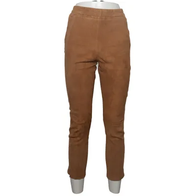 Pantalon en cuir (Marron) de Arma Coton, Élasthane, Cuir