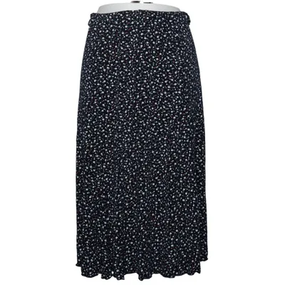 Långkjol (Blå, Flerfärgad) från Victoria by AGA Fashion Elastan, Viskos