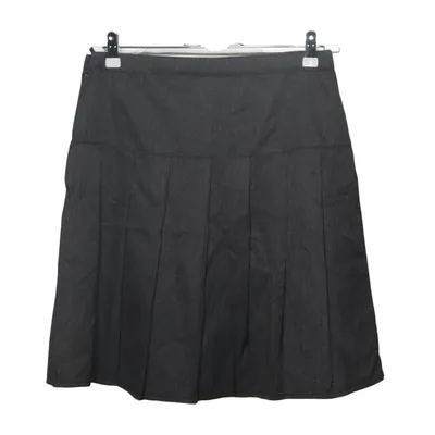 Kjol (Grå) från Next School Återvunnen polyester, Viskos