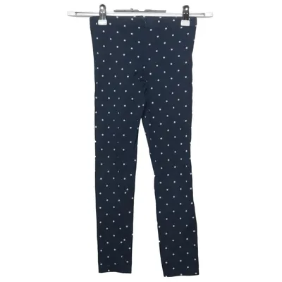 Leggings (Blå, Hvid) fra Kids by Tchibo Elastan, Økologisk bomuld