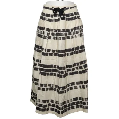 Långkjol (Vit, Svart) från MaxMara Studio Bomull
