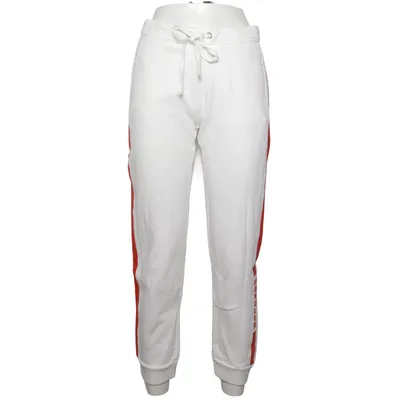 Sweatpants (White, Red) from Moncler Cotton, Polyamide, Polyester, Viscose