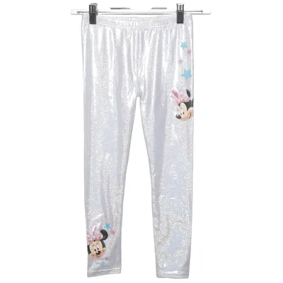 Leggings (Silver, Multicolored) from Disney Minnie Mouse Elastane, Polyester