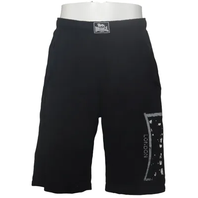 Short de jogging (Noir) de Lonsdale Coton