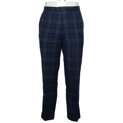 Suit pants (Blue) from Dobell Elastane, Polyester, Viscose