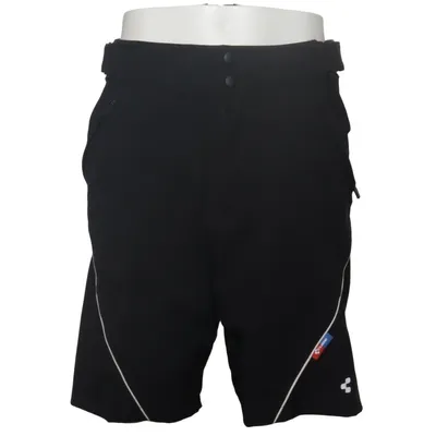 Short d'extérieur (Noir) de Cube Élasthane, Polyester