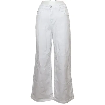 Jeans (Hvid) fra Norah Bomuld, Elastan