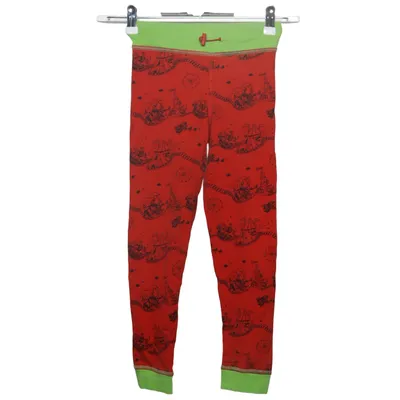 Broek (Rood, Groen, Meerkleurig) van Snoozy Katoen, Elastaan