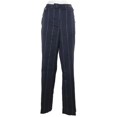 Jakkesætsbukser (Blå, Hvid) fra Fifth House Elastan, Metallfiber, Genanvendt polyester, Viscose