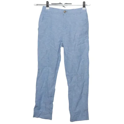 Chinos (Blue) from H&M Cotton, Linen