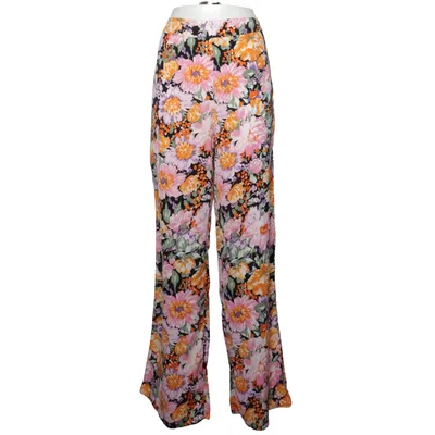 Palazzo pants (Pink, Yellow, Multicolored) from Loavies Polyester