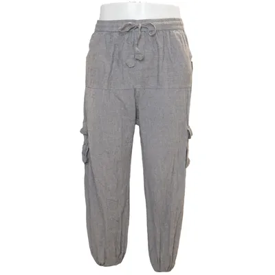 Harem pants (Gray) from Guru Shop Cotton