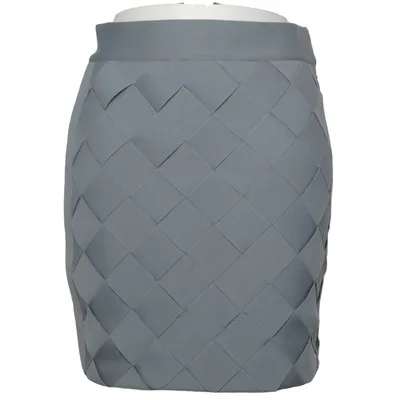 Nederdel (Grå) fra Herve Leger Elastan, Polyamid, Polyester