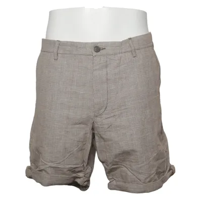 Shorts (Brown) from 40 Weft Cotton, Linen