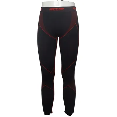 Pantalon thermique (Noir, Rouge) de GTS Élasthane, Polyamide, Polyester