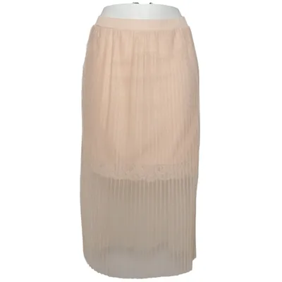 Rock (Beige) von Crep Elasthan, Viskose