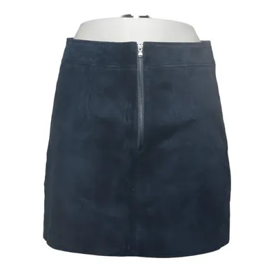 Läderkjol (Blå) från H&M Premium Quality Mocka