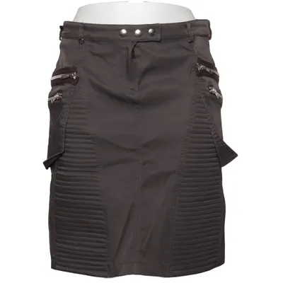 Skirt (Gray) from Paola Frani Cotton, Elastane, Polyamide