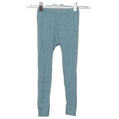 Caleçon long (Bleu) de Joha Laine de mouton