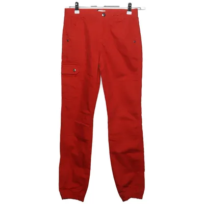 Pantalon cargo (Rouge) de Vertbaudet Coton, Élasthane, Polyester