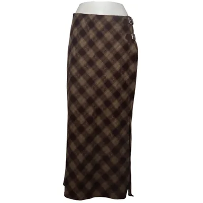 Långkjol (Brun, Beige) från Disturbia Elastan, Polyester, Viskos