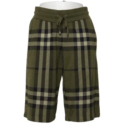 Shorts (Grøn, Sort, Beige) fra Burberry Silke, Uld